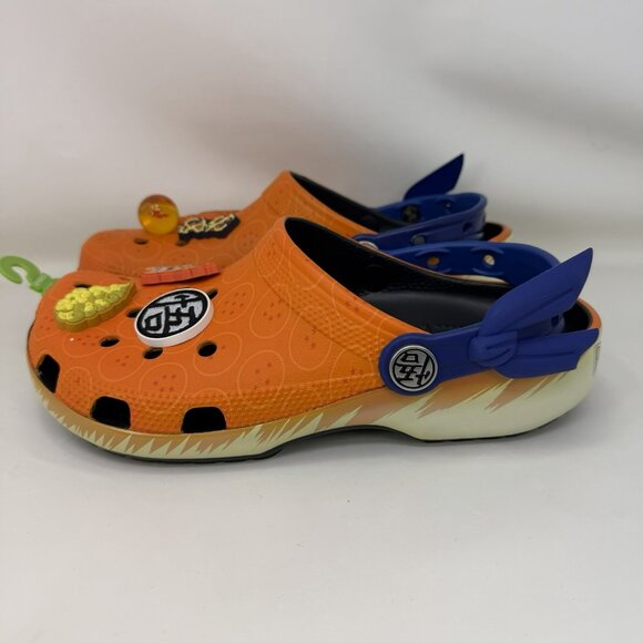 Crocs Classic Dragon Ball Z Goku Clog Orange Women’s Size 8 / Men’s Size 6 - Picture 2 of 7